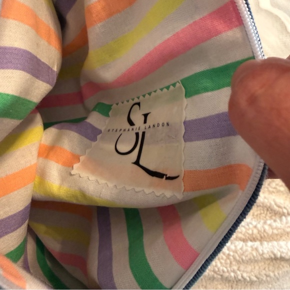 NEW Handmade Blue Denim Oversized Bow Crossbody Bag - Picture 2 of 3